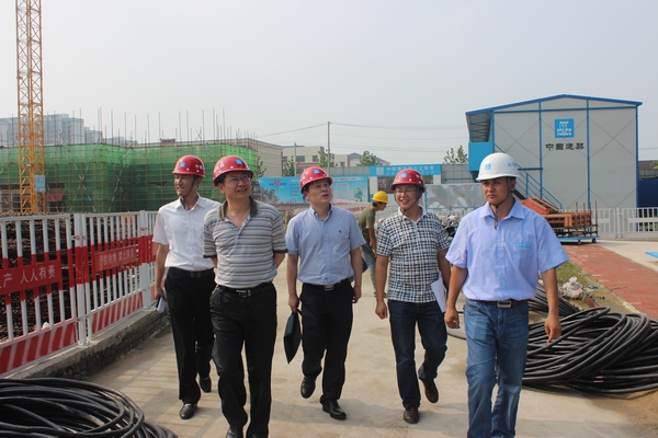 詹先豪、楊曉彬一行到濱湖項(xiàng)目指導(dǎo)工作